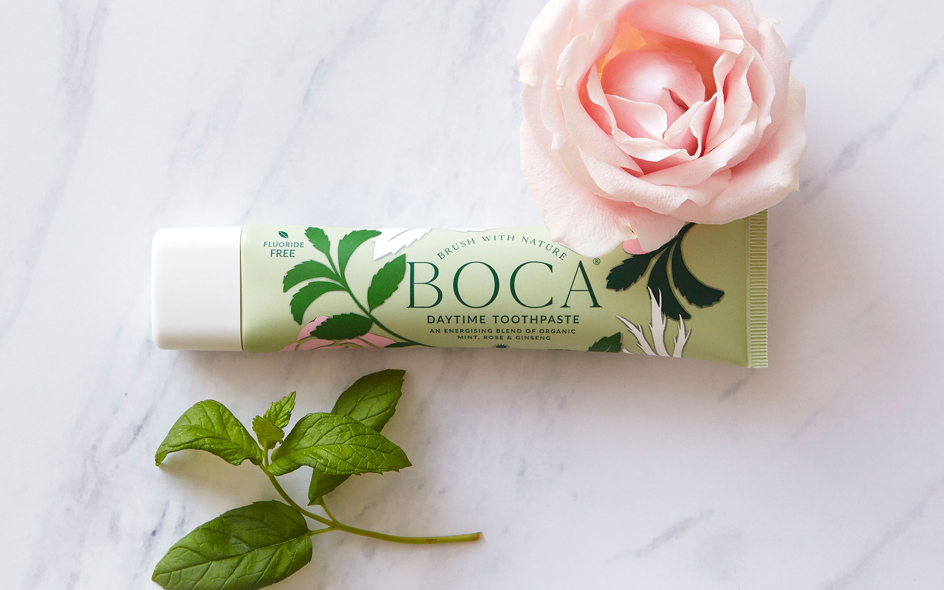 organic toothpaste branding and packaging